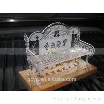 2015 new design china style acrylic clear chair